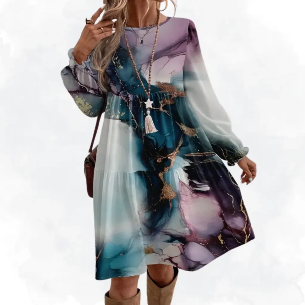 [1037] Marble Tie Dye Top (Medium)