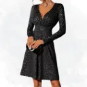 Silver and Black Top