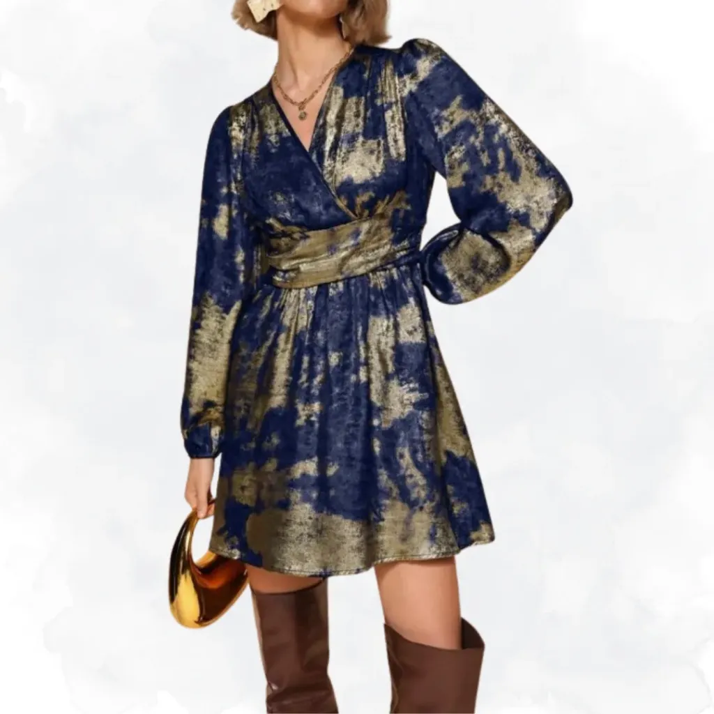 [1115] Navy/Gold Top