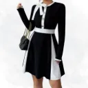 Black & White Patchwork Top