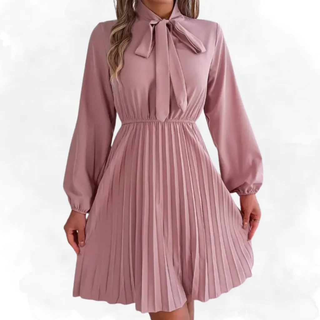 Solid Pleated Top - Pink
