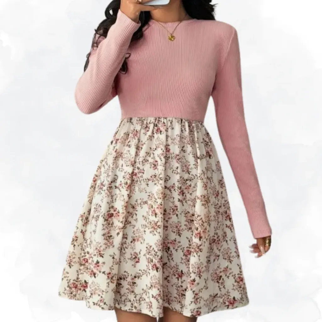 [1380] Teen Floral/Pink Top (13Y)