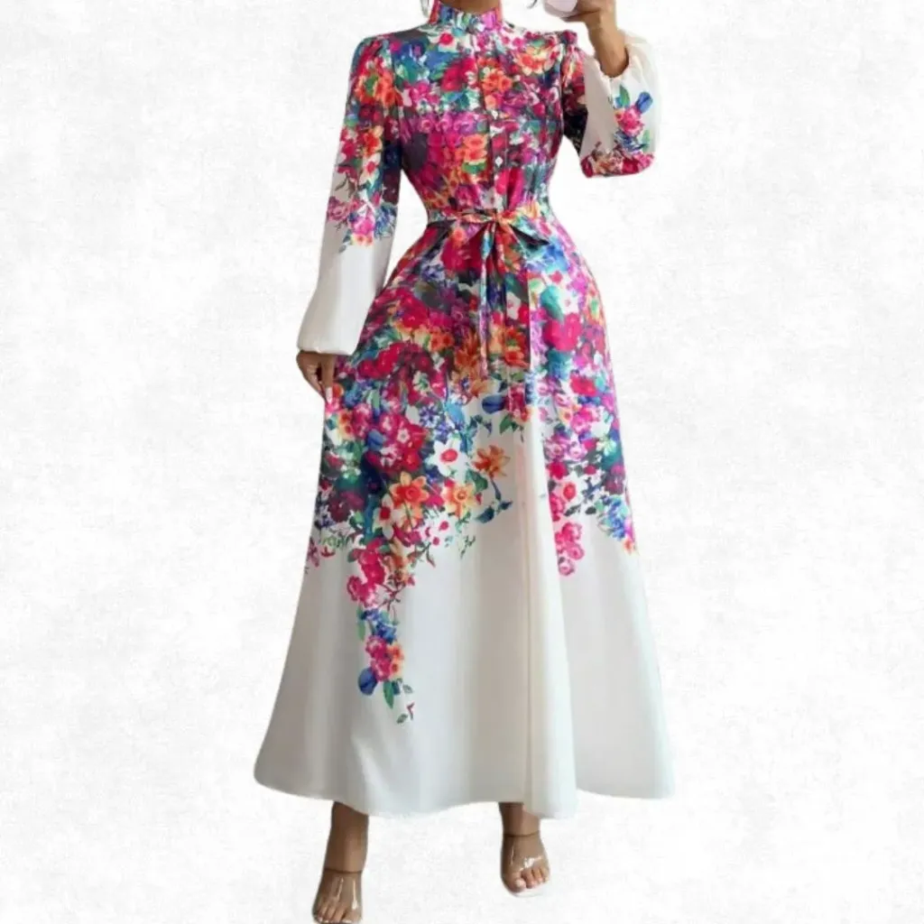 White / Floral Dress